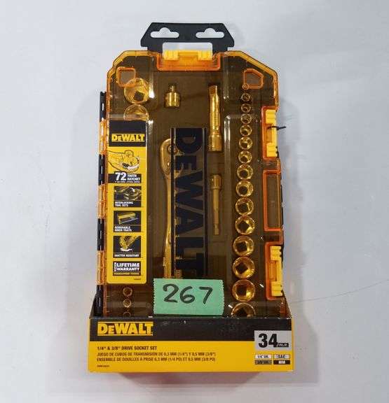 Dewalt 34 piece socket set 2025